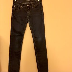 MEK dark denim jeans, skinny